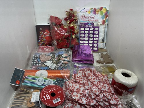 Lot of Mixed Craft Supplies Assorted Miscellaneous Crafting Items Over 5 Pounds