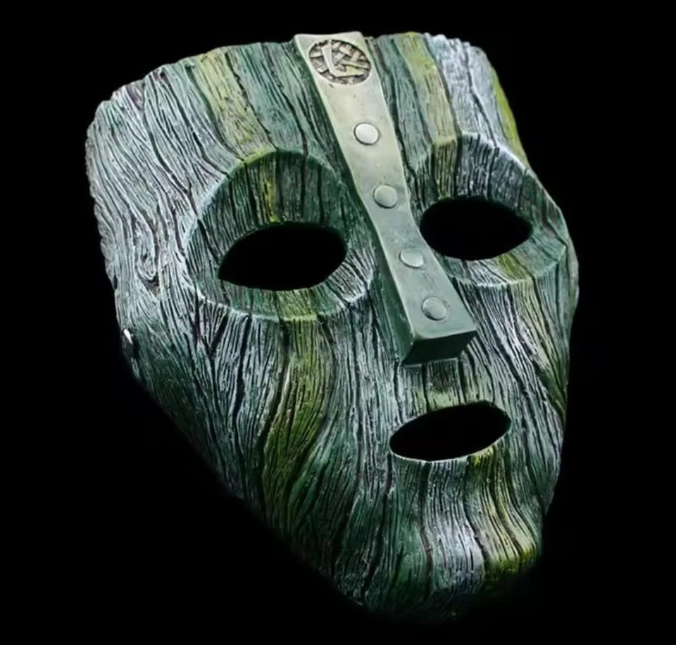 Maschera Loki in resina stile The Mask Jim Carrey cosplay Halloween Diaz - Immagine 4 di 4