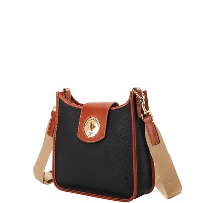 Dooney & Bourke Pebble Turnlock Messenger 28 | eBay