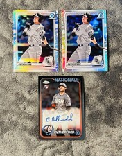 Blake Rutherford 2024 Topps Chrome Rookie Auto & 2020 Bowman Silver Refractor 2