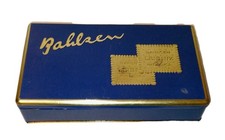 BAHLSEN 50er Jahre Keksdose in Royalblau - alte originale Blechdose Butterkeks