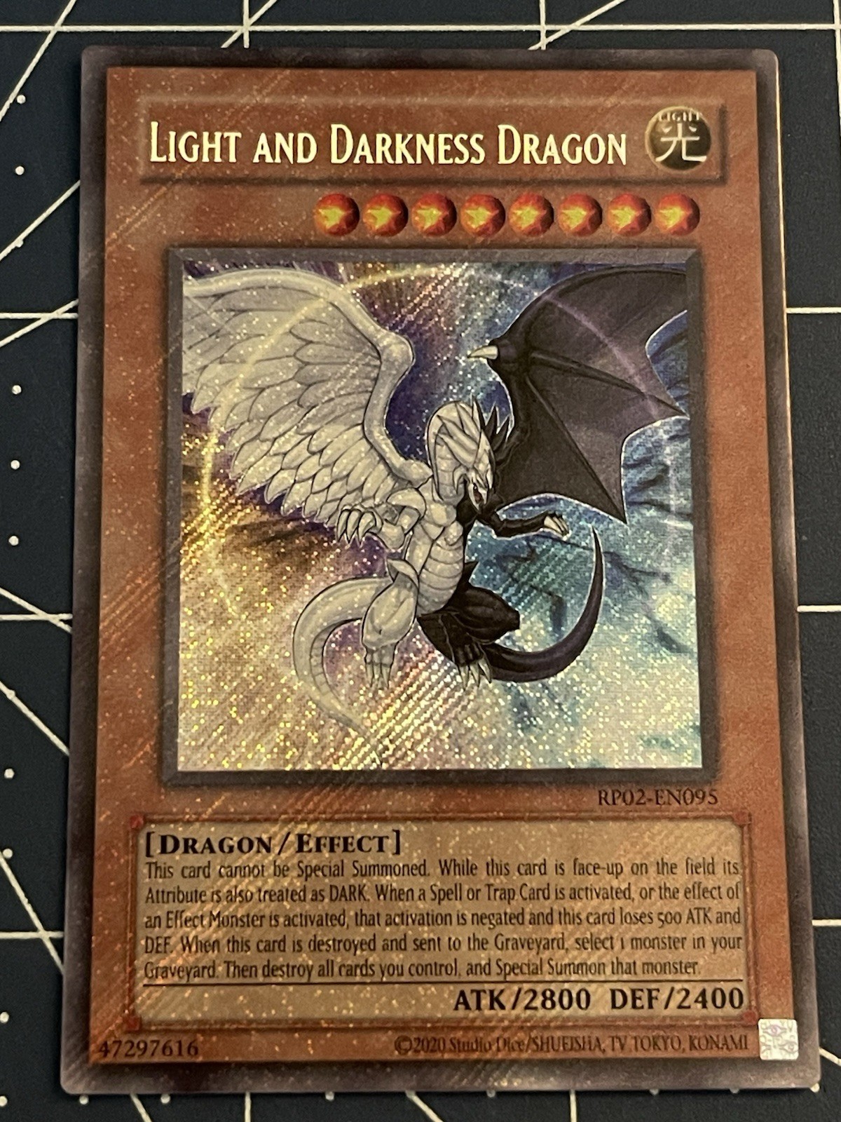 Light and Darkness Dragon RP02-EN095 Yugioh Retro Pack 2 (2020 Reprint) NM