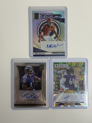 Baltimore Ravens Sports Card Lot Autographs