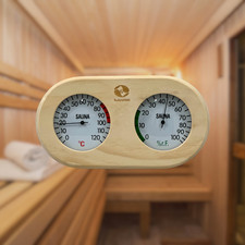 Sauna Messstation Sauna Klimamesser mit Sauna Thermometer + Sauna Hygrometer