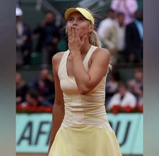 Nike Maria Sharapova Australian Open 2013 Yellow Tennis Dress Women  s Medium