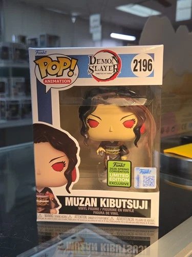 Funko Pop! Demon Slayer: Muzan Kibutsuji (Metallic) Exclusive #2196 W/ Protector