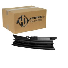 DIEDERICHS KÜHLERGRILL FRONTGRILL OHNE EMBLEM SCHWARZ passend für VW GOLF IV