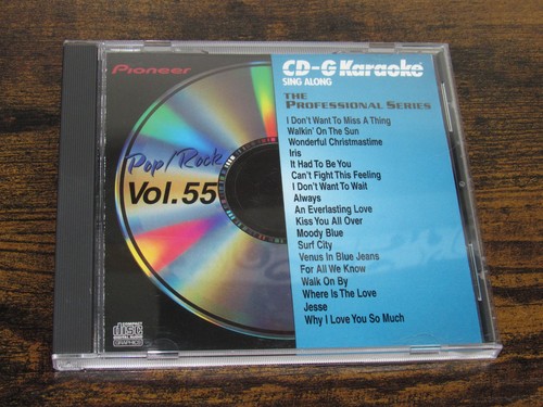 Pioneer Professional Series 1998 Karaoke CD-G Vol. #55 PCDG -055 POP/ROCK CD