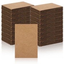 200 Packs 4x6 Inch Corrugated Cardboard Sheets, Premium Pads Kraft