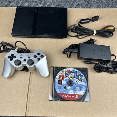OEM Sony PS2 SLIM Video Game System Console Bundle Set Playstation-2 SCPH-70012