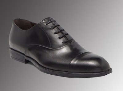 Bruno Magli  Ricci  Leather Cap Toe Black Oxford shoes Men Size 11.5