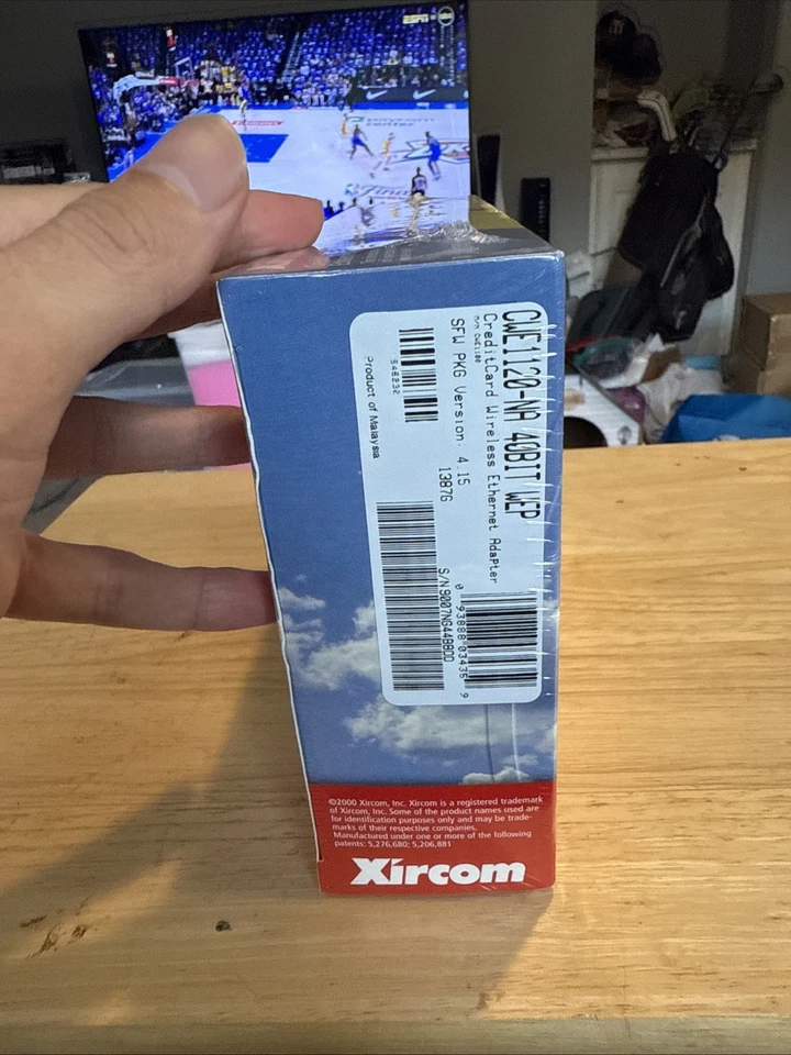 Xircom Credit Card Ethernet Adapter PC Card  Model CWE1120 NEW SEALED - Image 3 of 4