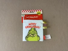 Dr Seuss “The Grinch” Soft Baby Book~Size 5” X 5” & For 0+ Months, New With Tags