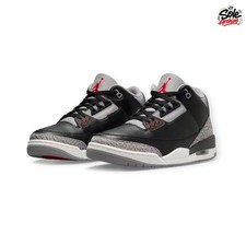 Air Jordan 3 Retro OG Black Cement 2024 DN3707-010 Men's Basketball Sneakers