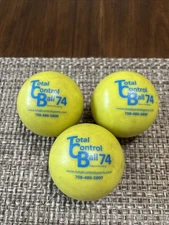 Total Control Ball TCB 74 Baseball Weighted Training Hitting Batting Aid 3 Pack