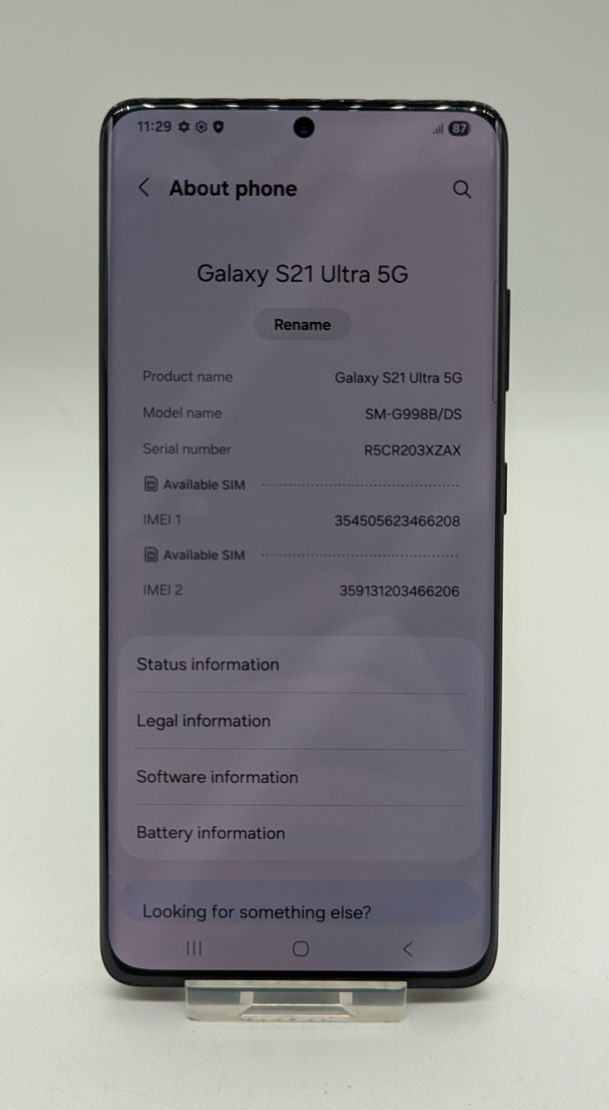Samsung Galaxy S21 Ultra 5G 128GB Dual SIM Unlocked Android Phone (A) image 7