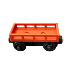 Thomas the Train Wooden Railway Red Cargo Car 3" Magnetic Couplings