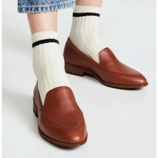 Madewell Francis Loafer Women's 5.5 Brown Leather H2419 Classic Style 148