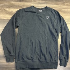 Gymshark Sweatshirt Medium Black Pullover Active Training Gym Unisex