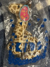 Vintage Avon Full O  Beans Plush Stretch The Giraffe New 1997 Beanbag Stuffed