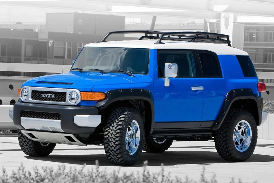 For Toyota FJ Cruiser 07-14 Pocket Style Matte Black Front & Rear Fender Flares Foto 4 de 4