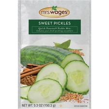 Mrs. Wages Quick Process 5.3 Oz. Sweet Pickling Mix W624-J7425 Mrs. Wages Quick