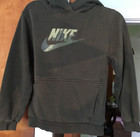 Boy's Sz L NIKE Camo Hoodie with Front Pouch Pocket — photo 3