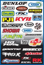 Factory Effex Sponsor Stickers Kit 10-68000