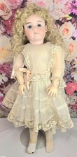 Antique German 29in Heinrich Handwerk #109-15 DEP Germany 6 Doll Beautiful!