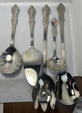 5 Piece Reed & Barton Heritage Mint LTD Duchess of Marlborough Serving Set EB-1