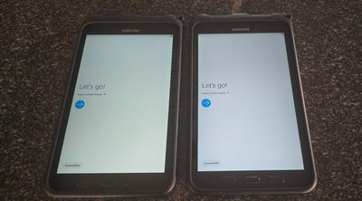 Lot of 2 Samsung  Rugged Tab Active 2 - 8'' 16GB WiFi, Upgradeable to Android 9