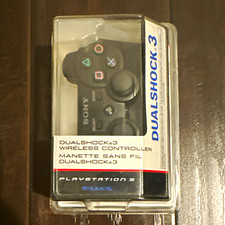 RARE Sony DualShock 3 Wireless Bluetooth Controller for PlayStation 3 PS3 Black