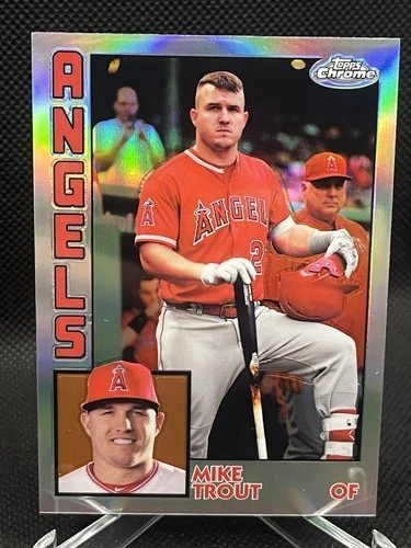 Mike Trout 2019 Topps Chrome 1984 Topps Anniversary Refractor 84TC-17