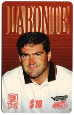 PhonePak 1996 Bobby LaBonte Foto (Interstate Batteries) Sammel-Telefonkarte