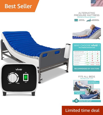 #ad 5quot; Alternating Pressure Mattress Air Topper Pad for Bed Sore Ulcer Prevent... $372.75