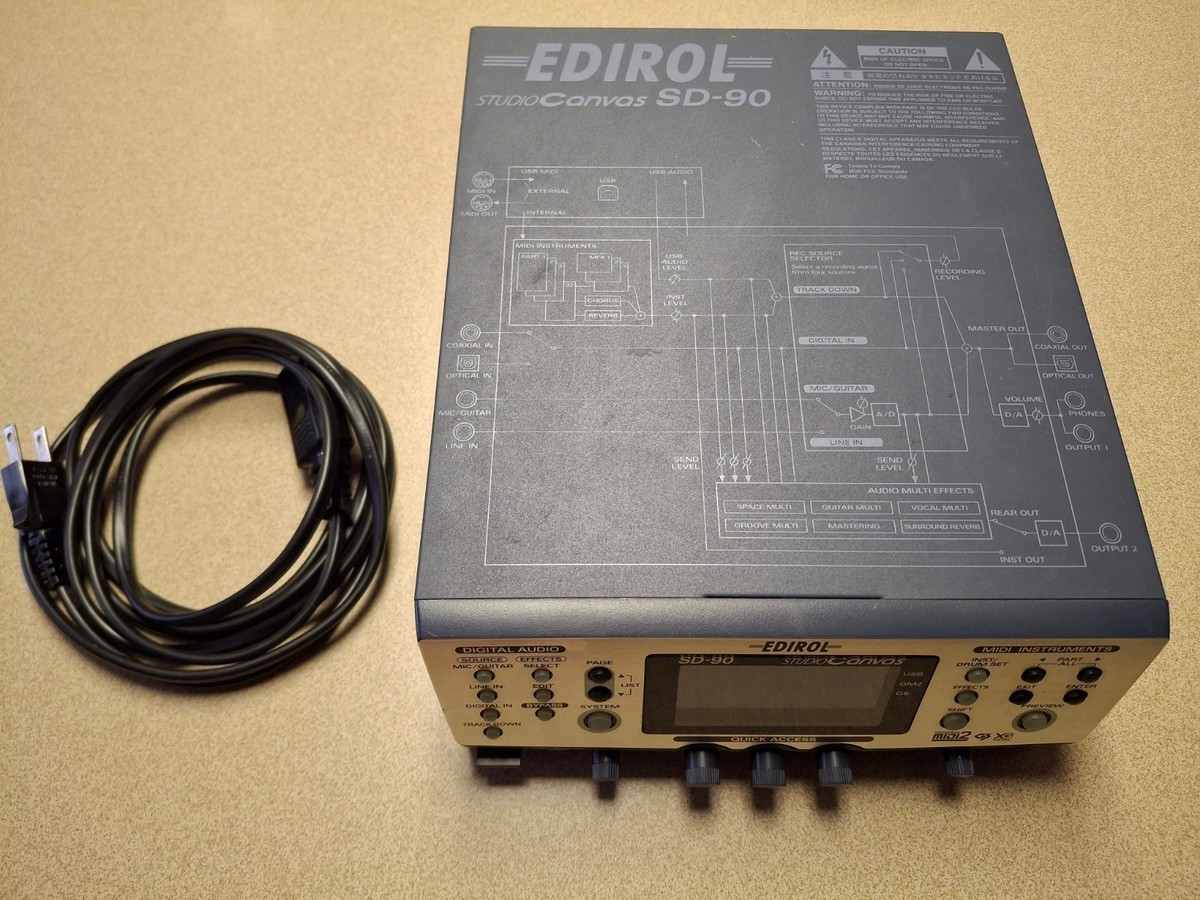 Edirol Roland EDIROL StudioCanvas SD-90 中古動作品 MIDI音源 本体