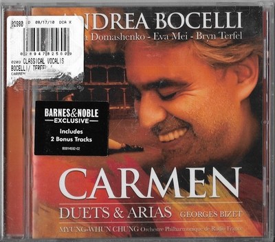 Carmen : Duets and Arias [B&N Exclusive] (NEW CD, 2010, Decca) Boccelli Terfel