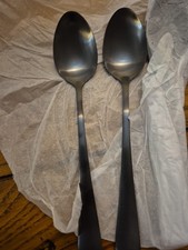 Amefa Austin Set 12 Dessert Spoons & Coffee | 18/0 Stainless Steel Spoons Black