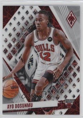 2023-24 Panini Phoenix White Lazer Phoenix 47/150 Ayo Dosunmu #162 4f5