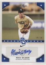 2015 Leaf Perfect Game National Showcase Blue 18/30 Nick Silber #PG-NS1 Auto 1s8