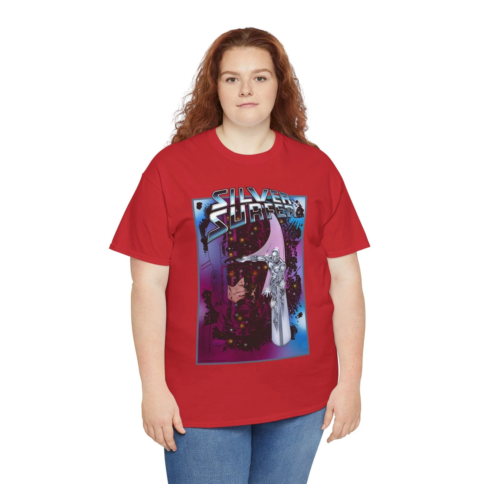 Silver Surfer & Galactus T-Shirt - John Byrne Art - Marvel Comics