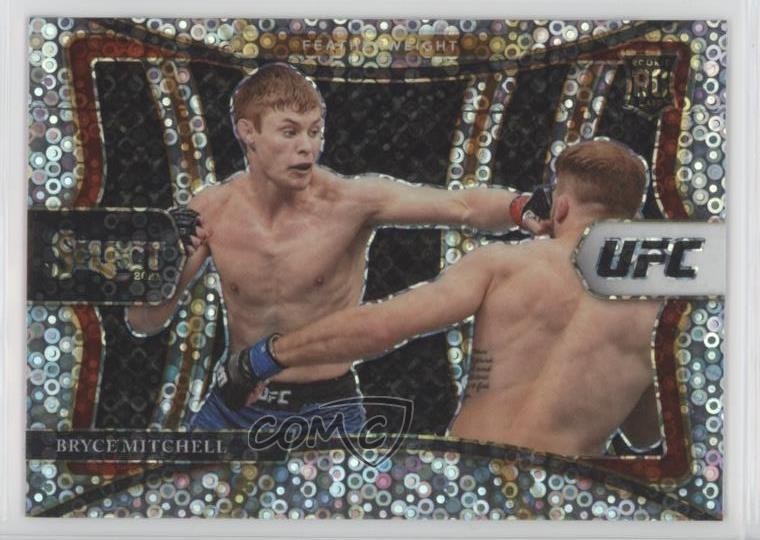 2021 Panini Select UFC Premier Level Disco Prizm Bryce Mitchell #108 1o4y