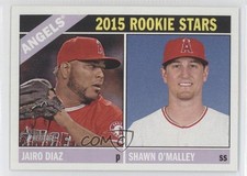 2015 Topps Heritage Rookie Stars Jairo Diaz Shawn O'Malley #417 6i9