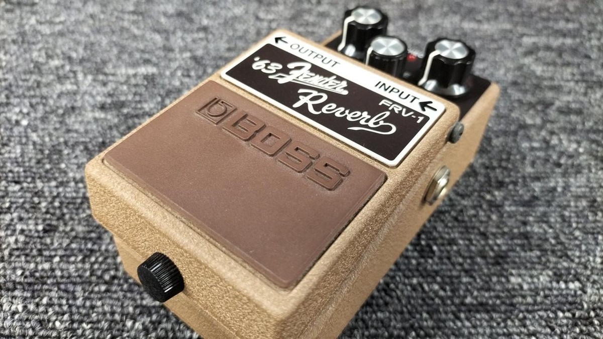 エフェクター BOSS FRV-1 '63 Fender Reverb 美品 Boss FRV-1 63 Fender Reverb Pedal | Sweetwater
