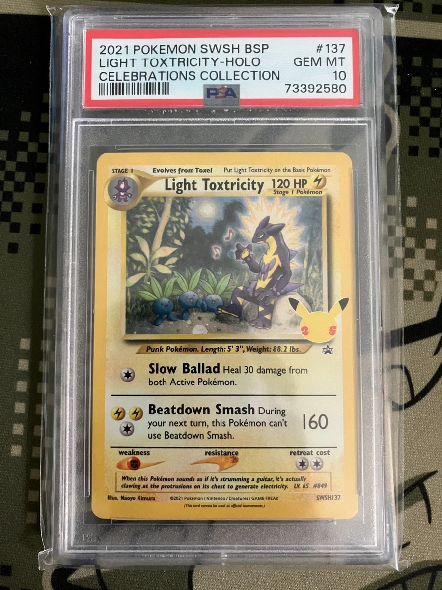 Light Toxtricity Pokémon TCG Cards for sale | eBay