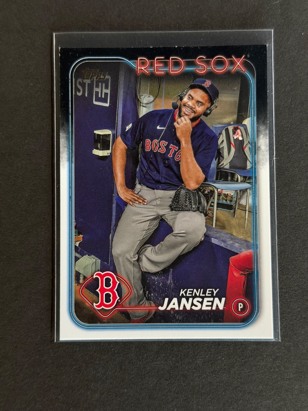 2024 Topps Series 1 - Kenley Jansen #267 Golden Mirror Image Variation SSP Red S