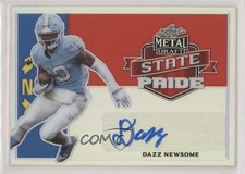 2021 Leaf Metal Draft State Pride /99 Dazz Newsome #SP-DN1 Auto 0l1