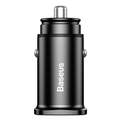 Baseus 30W Intelligentes Kfz-Ladegerät, QC3.0 Dual USB, Schwarz