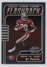 2020 Panini Absolute Fantasy Flashback Jerry Rice #JR HOF 0zg6