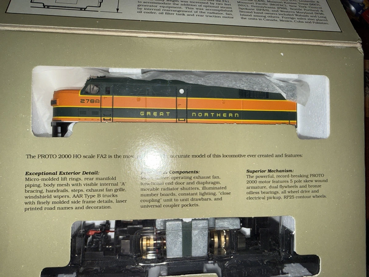 PROTO 2000 HO Model Railroad Locomotives with Vintage for sale | eBay